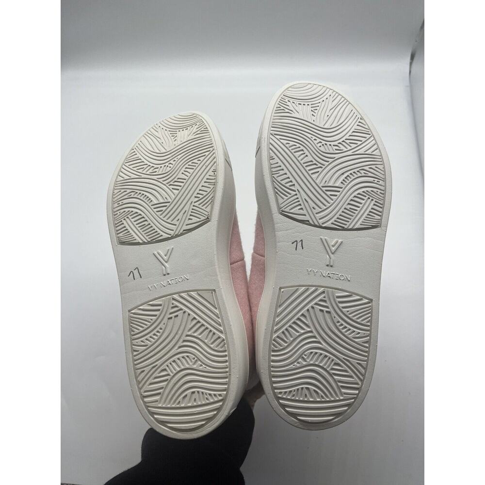 YY Nation Alto Wool High Top Rose Quartz Pink Lace Up Sneakers Women’s 6.5 - Picture 8 of 9
